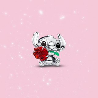 Stitch con Rosa Cristal